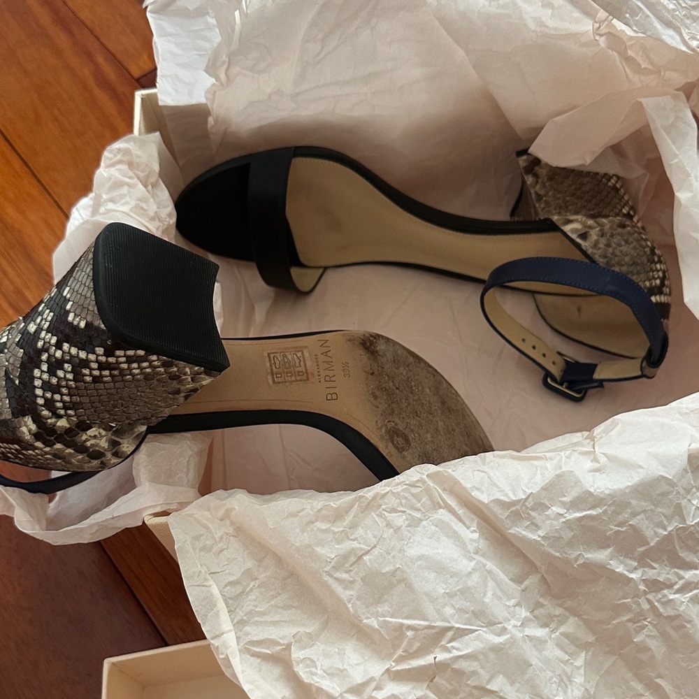 Alexandre Birman Blue and Brown Heels - Picture 7 of 7